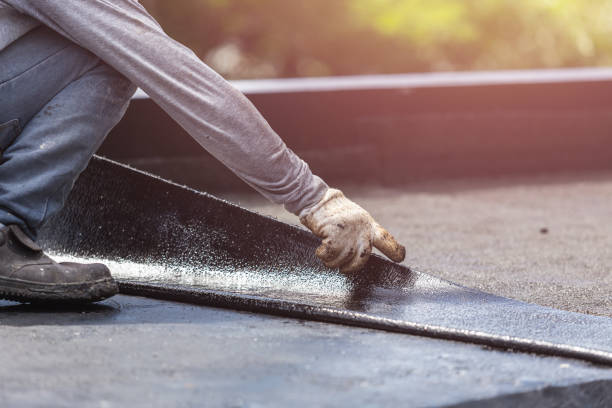 Professional Waterproofing technician working in Bliss, NY
